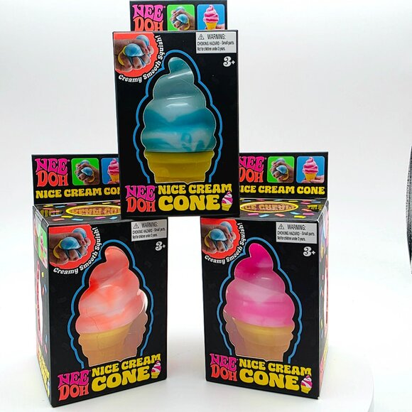 Schylling Other - Nee Doh Creamy Smooth Squishy Cone - 1 pc (Available colors: Orange)